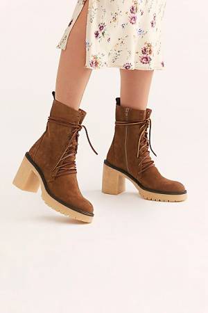 Free People Boots "Lace-Up Dylan"