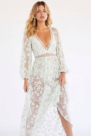 For Love & Lemons Maxi Dress "Eclair"