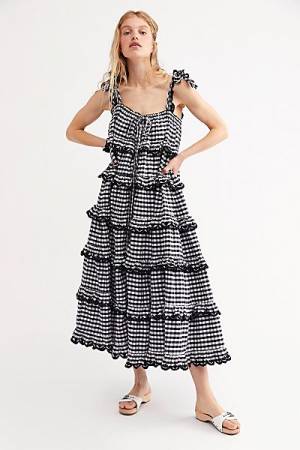 Innika Choo Maxi Dress "Gingham"
