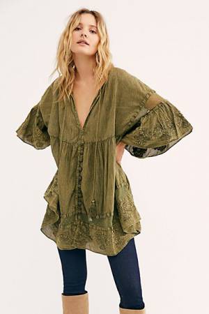 Free People Tunic Dress "Feeling Blue"