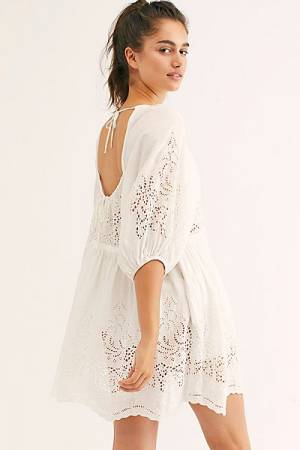Free People Tunic Dress "Unrefined Eyelet"