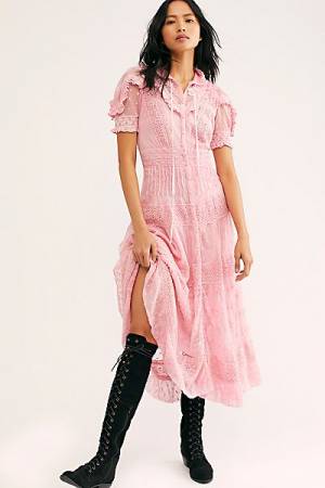 LoveShackFancy Dress "Pink Priya"