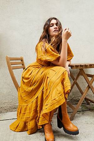 Free People Midi Dress "Let's Be Friends"