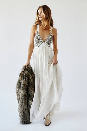 Free People Maxi Dress "Golden Dawn"