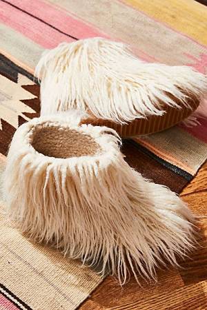 Jeffrey Campbell Faux Fur Boots "Snowies Slip-On"