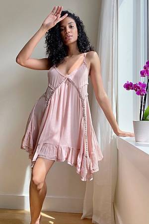 Free People Mini Dress "Sway With Me Slip"