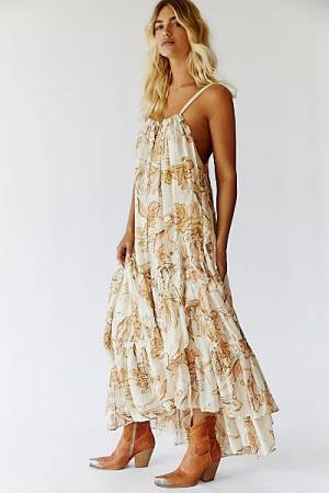 Free People Maxi Dress "Sparkly Bare"
