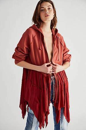 Free People Cardigan "Moon Dust Hoodie"