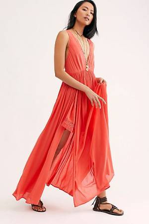 Free People Maxi Dress "Strong Statement"