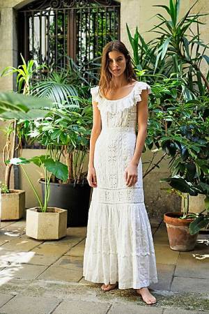 LoveShackFancy Maxi Dress "Niko"