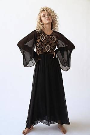 Antik Batik Maxi Dress "Kasparov"