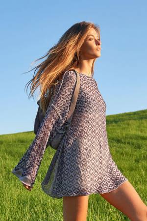 Free People Tunic Dress "Silver Lining"