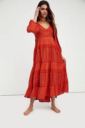 Free People Maxi Dress "Mockingbird"