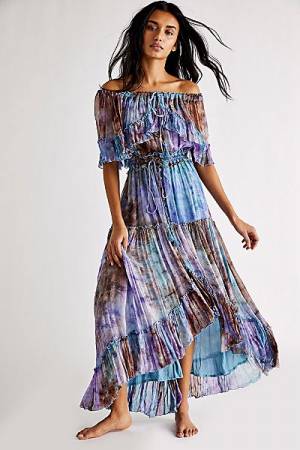 Fillyboo Boho Maxi Dress "Santa Monica Tambourine"