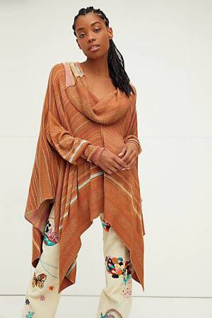 Free People Tunic "Toffee Poncho"