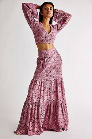 Free People Maxi Skirt Set "Bohemian Yesenia"