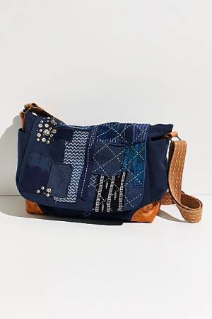 Free People Messenger Bag "Home Run Patchwork"