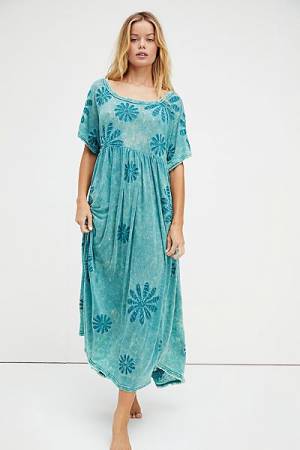 Free People Maxi Dress "Blooming Tee"