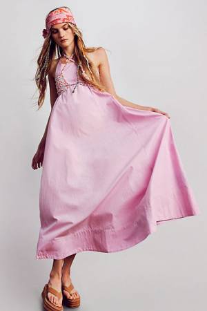 Free People Maxi Dress "Beachside Tide"