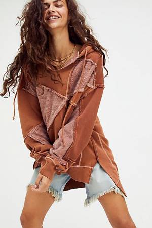 Free People Pullover "Solid Legacy Hoodie Sweatshirt"