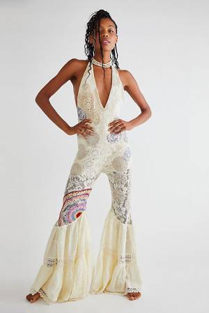 Free People Jumpsuit "Doiley Patchwork"