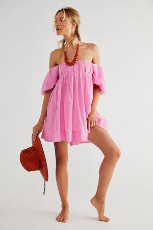 Free People Mini Dress "Pink Marina"
