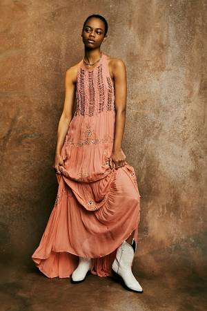 Free People Maxi Dress "Moonlight Shimmers"
