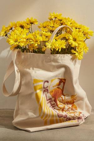 Free People Graphic Tote Bag "Going Places"