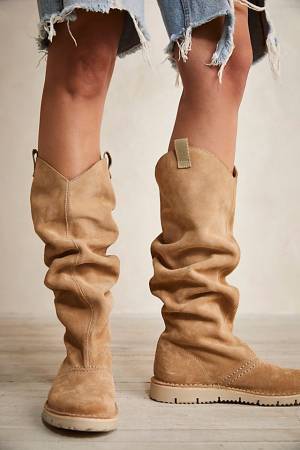 Free People Tall Slouch Boots "Tristan"