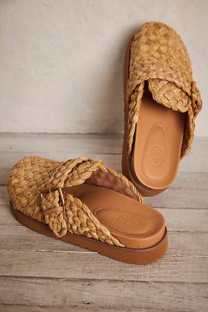 Ash Woven Slip-On Clogs "Galeia"