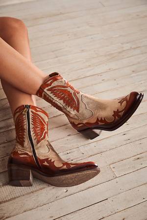 Jo Ghost Western Boots "Rising Sun"