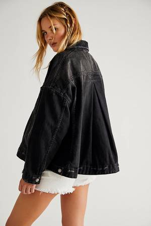 Free People Swing Denim Jacket "We The Free Opal"