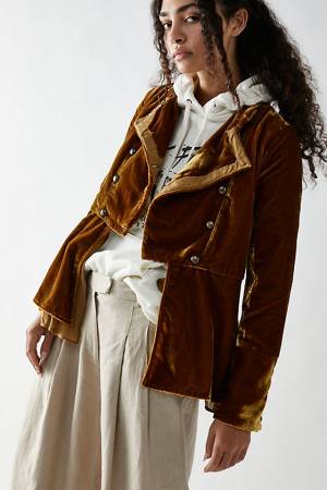 Free People Velvet Jacket "Faye"