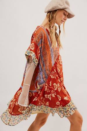 Free People Boho Mini Dress "Agnes"