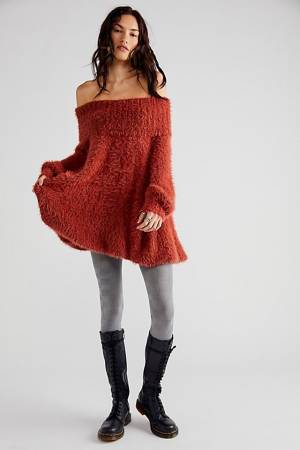 Free People Sweater Mini Dress "Mallow"