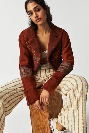 Free People Bolero Jacket "Embroidered Shrug"