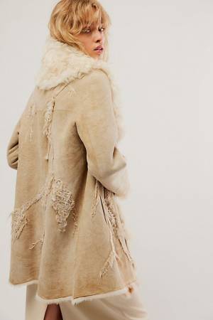 Nigel Preston Suede Shearling Coat "New Hippy Coat"