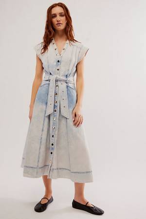 Elliatt Denim Midi Dress "Dean"