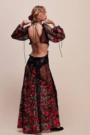For Love & Lemons Floral Maxi Dress "Araceli"