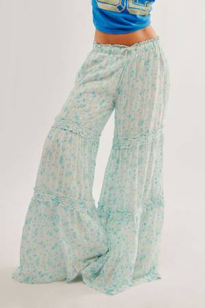 Free People Tiered Pull-On Wide-Leg Pants "Emmaline"