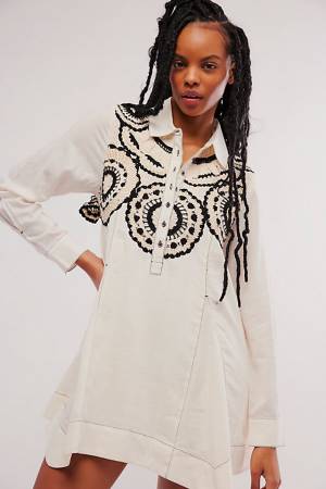 Free People Mini Dress "Mirage Shirtdress"