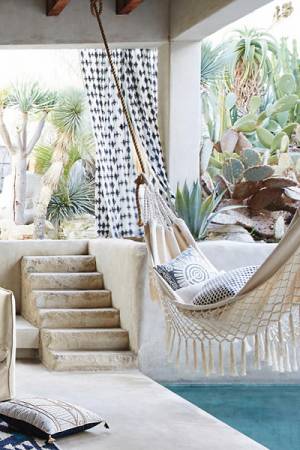 Fringed Macramé Hammock
