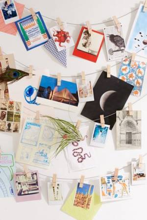 Clothespin Photo Clips String Set