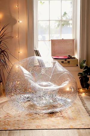 Clear Inflatable Bubble Chair "Trixie"