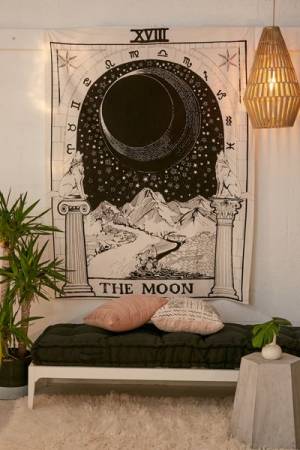 The Moon Tarot Tapestry