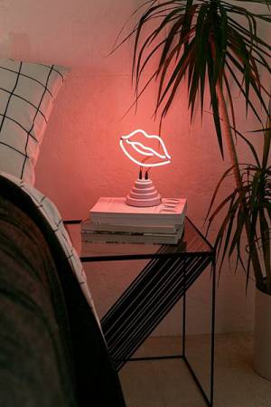 Lips Neon Sign Table Lamp