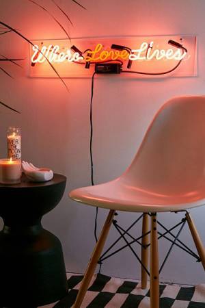 Where Love Lives Neon Sign