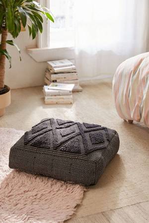 Lua Textured Boho Floor Pillow