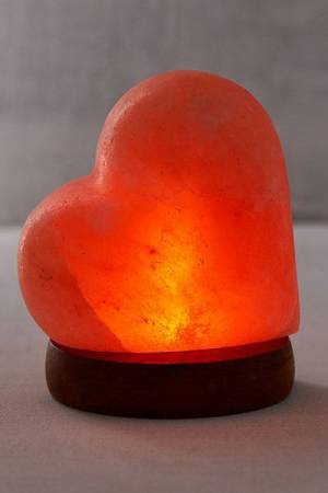 Mini USB Heart Himalayan Salt Lamp