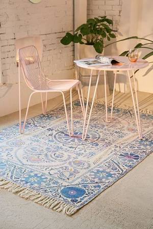 Bohemian Indoor/Outdoor Printed Rug Boho Decor